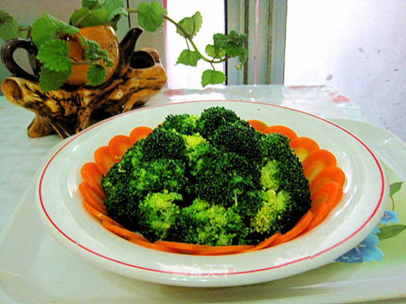 Small Intestine Cold Dish--broccoli with Oyster Sauce recipe