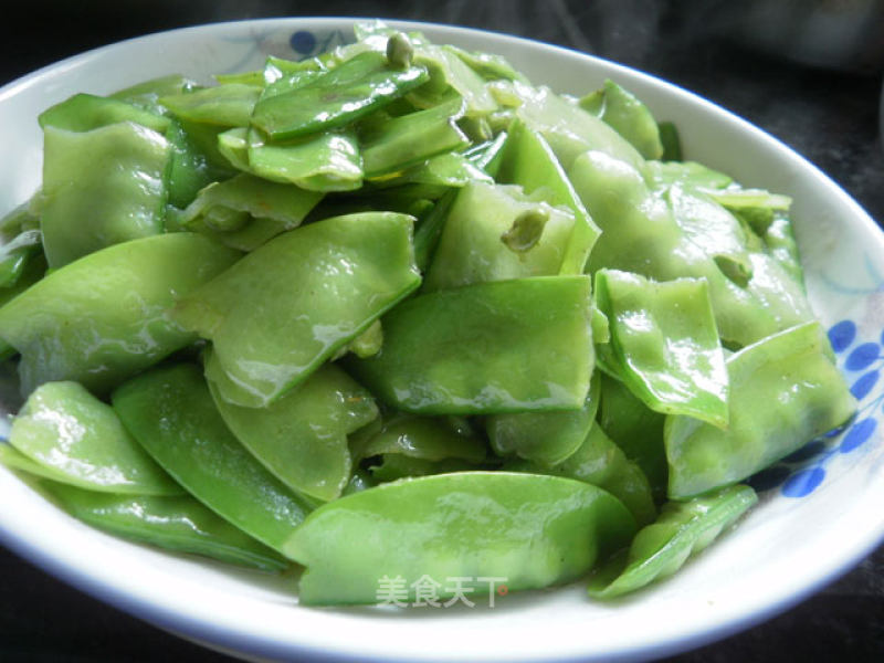 Vegetarian Fried Pea Pods recipe