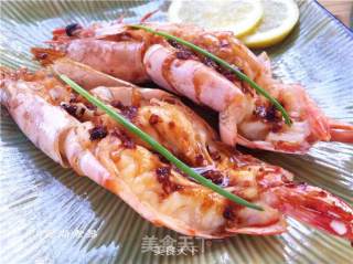 Lime-flavored Dry Fried Prawns recipe