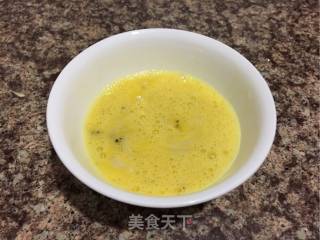 "egg Delicacy" Fried King Pleurotus with Whitebait and Egg recipe