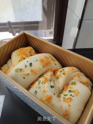 Chive Pork Floss Bread recipe