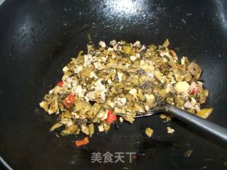 Fried Minced Pork with Sauerkraut recipe