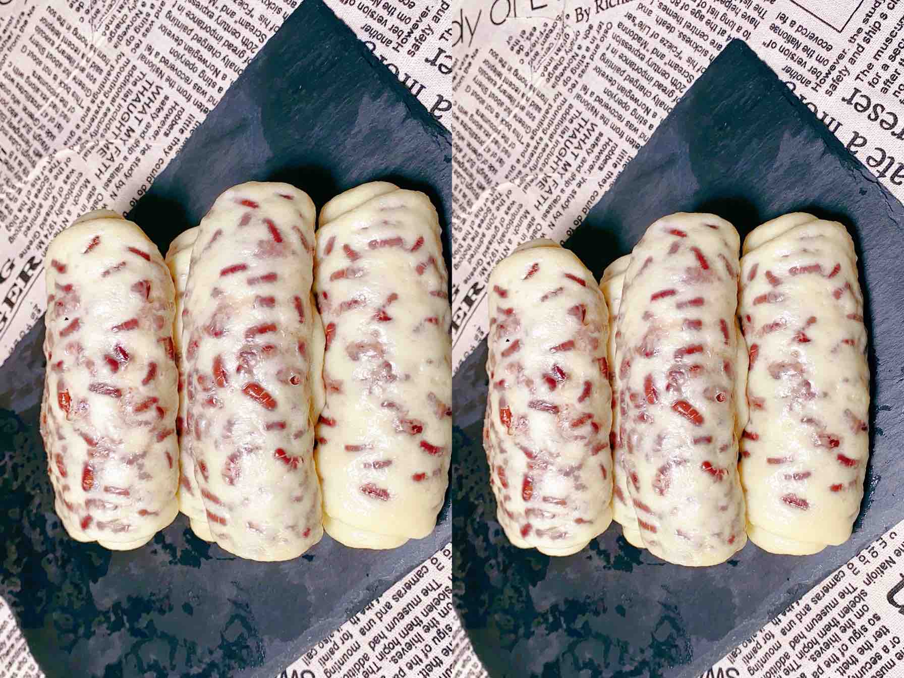 Red Bean Rolls, Breakfast that You Will Fall in Love with Once Eaten recipe