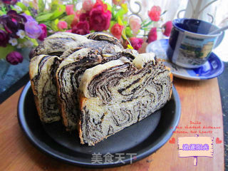 Chocolate Marble Toast--【dongling Fruit Spreading Bread Machine Trial Report】 recipe