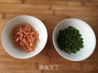 #四session Baking Contest and It's Love to Eat Festival# Scallion Ham and Pork Floss Steak Buns recipe