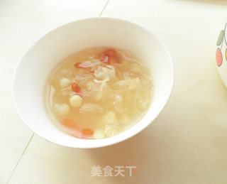 Chicken Head Rice Tremella Soup recipe