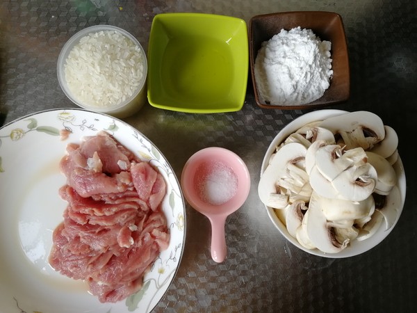 Tenderloin, Mushroom and Polished Rice Porridge recipe