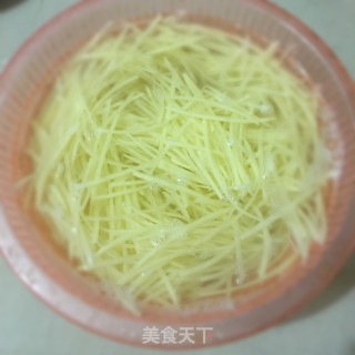 Hot and Sour Potato Shreds recipe