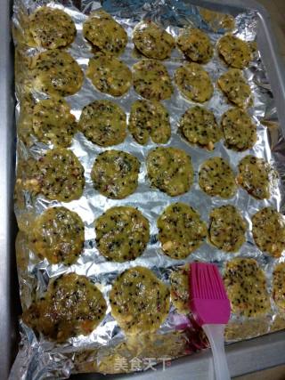 #the 4th Baking Contest and is Love to Eat Festival #rose Fragrant Sesame Shortbread ~ Rose Black Sesame Peanut Shortbread recipe