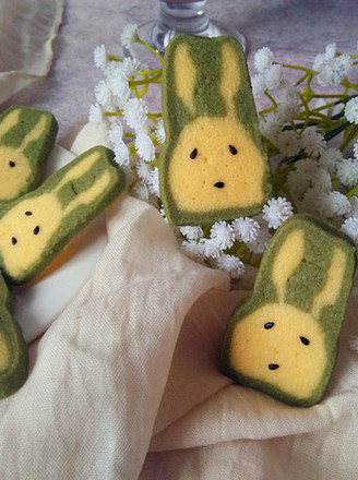 Matcha Bunny Cookies