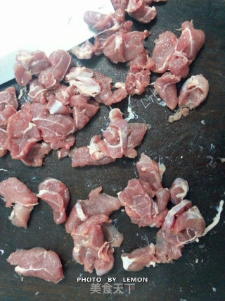 The Perfect Combination-fresh Wolfberry Slippery Pork Slices recipe