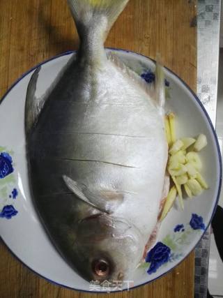 Braised Golden Pomfret recipe