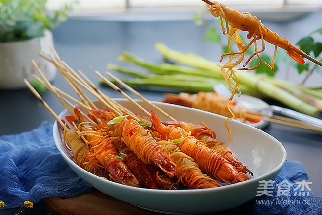 Bawang Supermarket丨golden Shrimp Skewers recipe