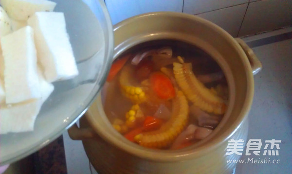 Yam Tripe Soup recipe