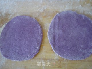 Purple Sweet Potato Chrysanthemum Roll recipe