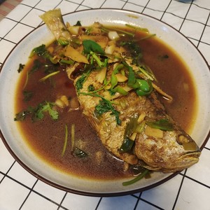 Braised Large Yellow Croaker recipe