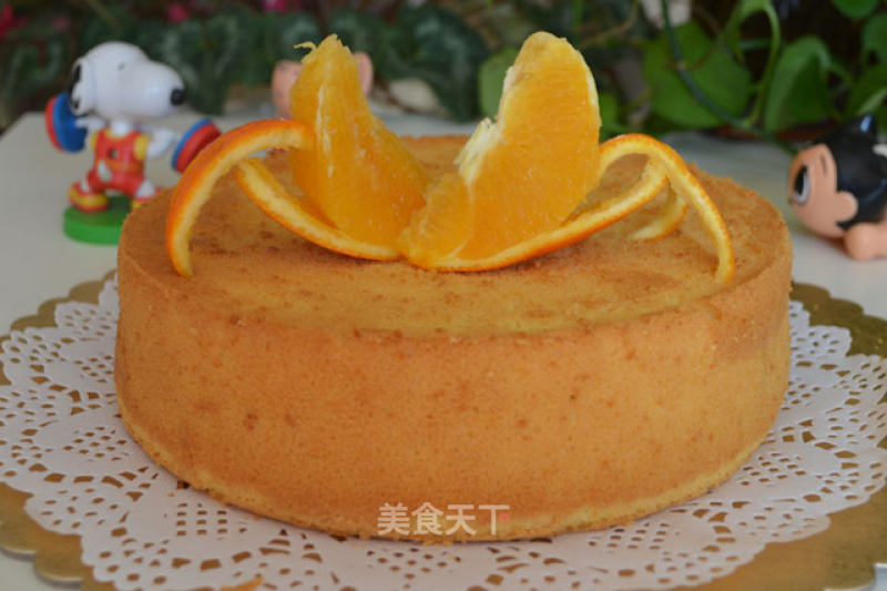 8-inch Orange Chiffon Cake-orange Fragrance recipe