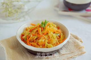 Cabbage with Cold Vermicelli recipe