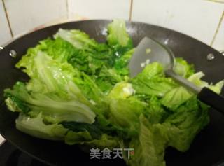 Lettuce in Oyster Sauce recipe