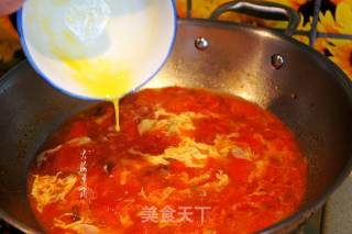 Tomato Egg Drop Soup recipe