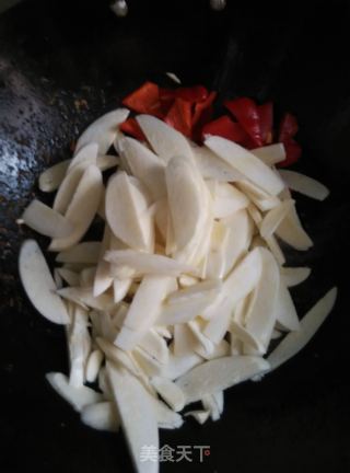 Stir-fried Pork Slices with Rice White recipe