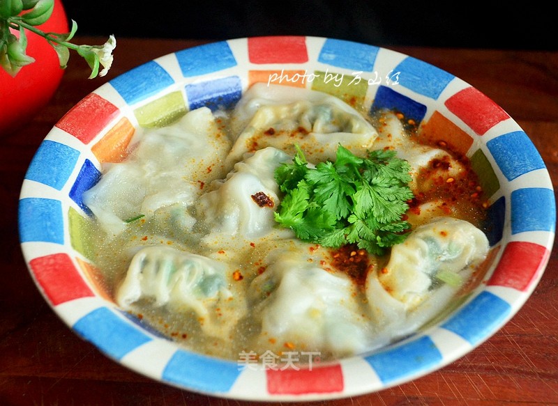 Wolfberry Miao Lamb Wonton recipe