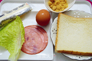 Whole Egg Ham Sandwich recipe