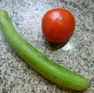 Scrambled Eggs with Tomato and Loofah recipe