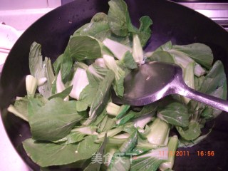 Stir-fried Mushrooms with Canola recipe