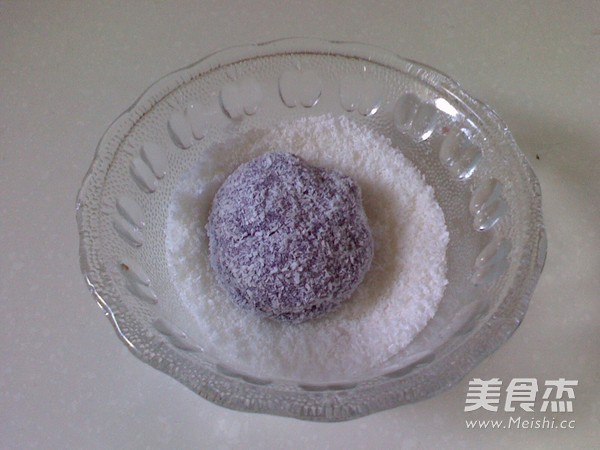 Purple Sweet Potato Glutinous Rice Cake recipe