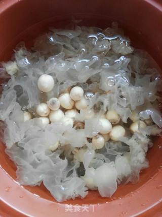 Lotus Seed and Tremella Soup recipe