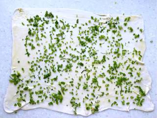 Egg Chives Flower Cake recipe