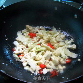 Vegetarian Stir-fried Cauliflower recipe