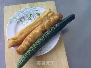 Fried Fritters with Cucumber recipe