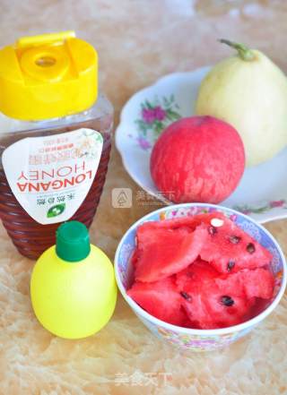 Watermelon Peach Juice recipe