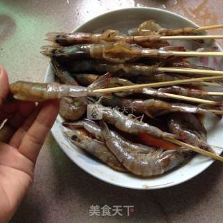Cumin Grilled Shrimp Skewers recipe