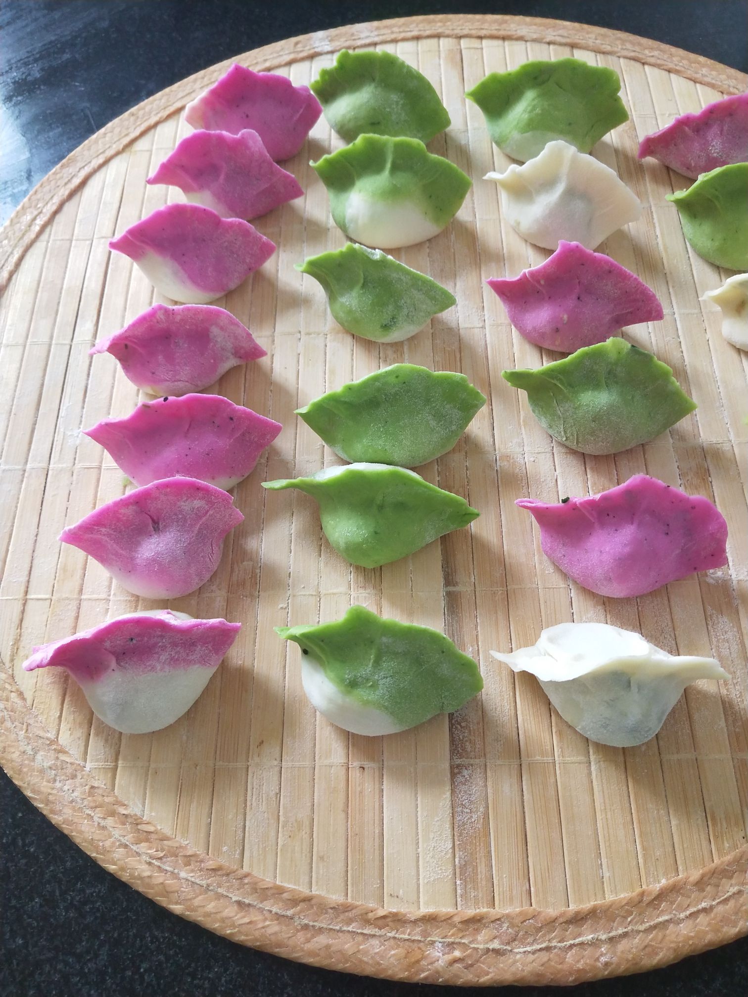 Colorful Dumplings recipe