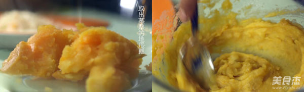 Baked Sweet Potatoes with Orange Cheese recipe