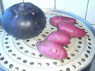 Yogurt Purple Sweet Potato Ice recipe