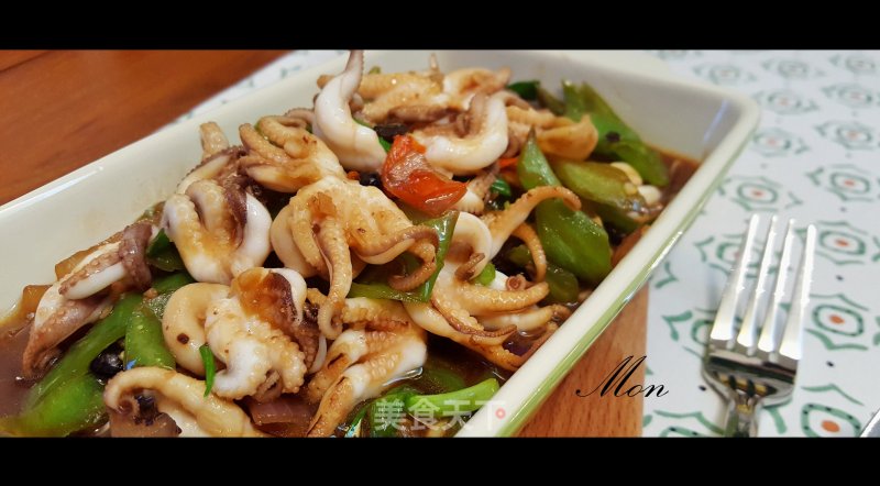 Stir-fried Cuttlefish with Beijing Sauce