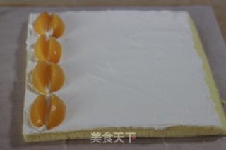 Yellow Peach Cake Roll recipe