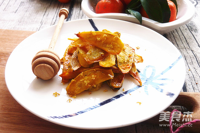 Baked Sweet Potatoes with Honey Osmanthus recipe