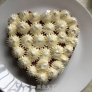 Heart Shaped Fruit Naked Cake recipe