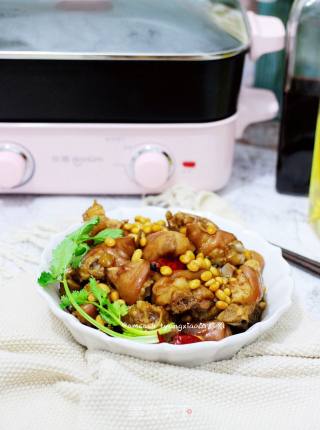 Pork Knuckle Braised Soybeans recipe