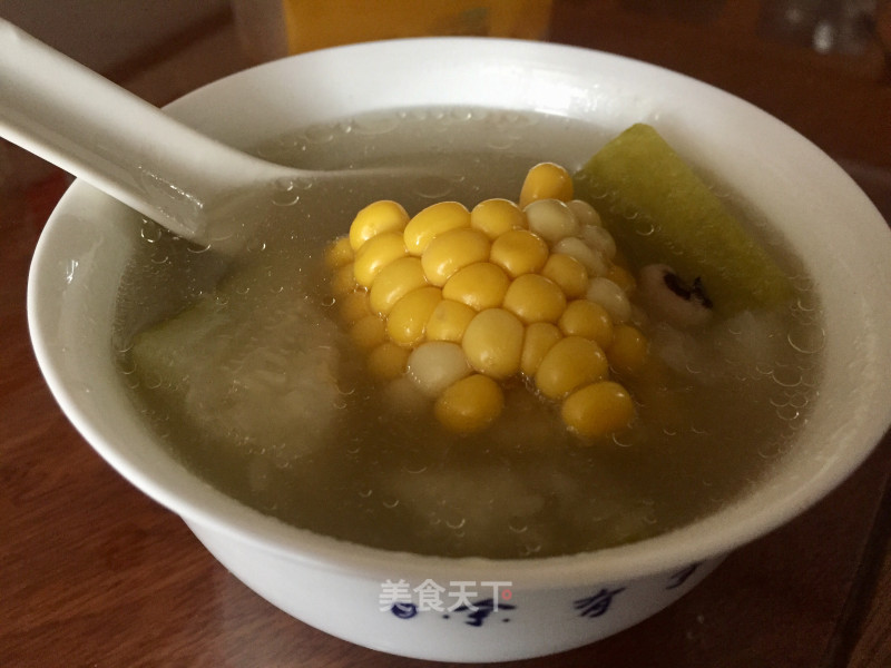 Zucchini Corn Keel Soup recipe