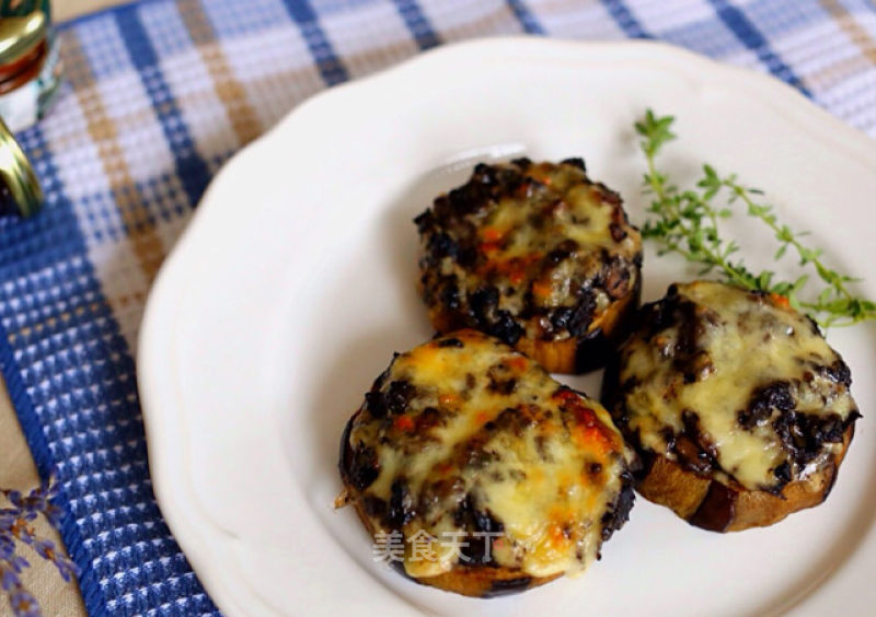Cheese and Mushroom Eggplant Box recipe