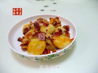 Stir-fried Tangyuan with Diced Red Dates recipe
