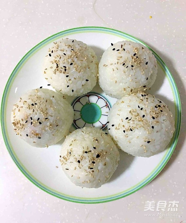 Tuna Pork Floss Rice Ball recipe