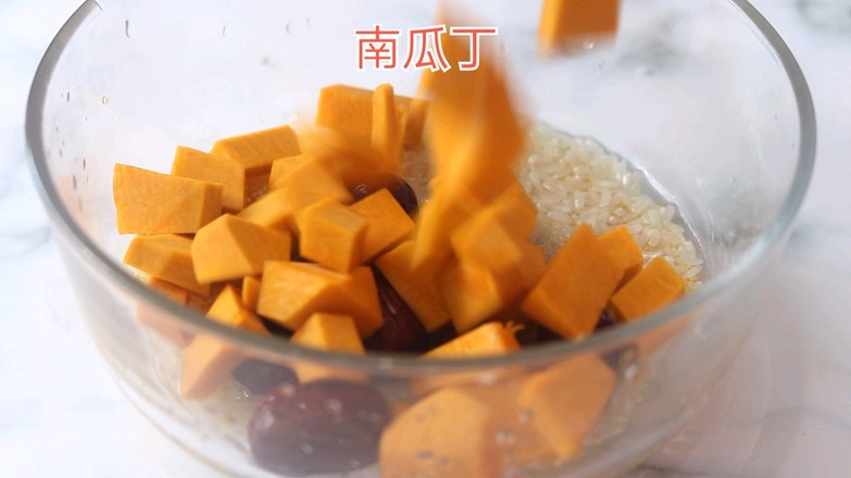 Pumpkin Red Date Millet Congee recipe