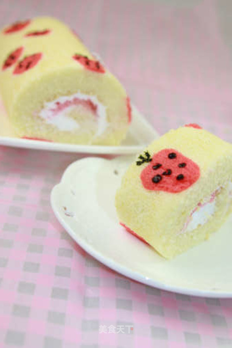 [tomato Recipe] Perfect Exquisite Cake Roll Series-small Strawberry Cake Roll recipe